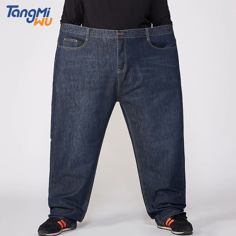 

All Stock Wholesale Custom Oversize Top Stretch Mens Denim Pants Straight loose plus size men jean