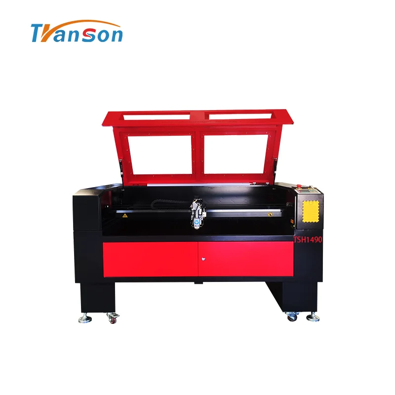 Engraving 180W laser cutting machine for metal and nonmetal 1400*900 mm big size working area with 2 laser head