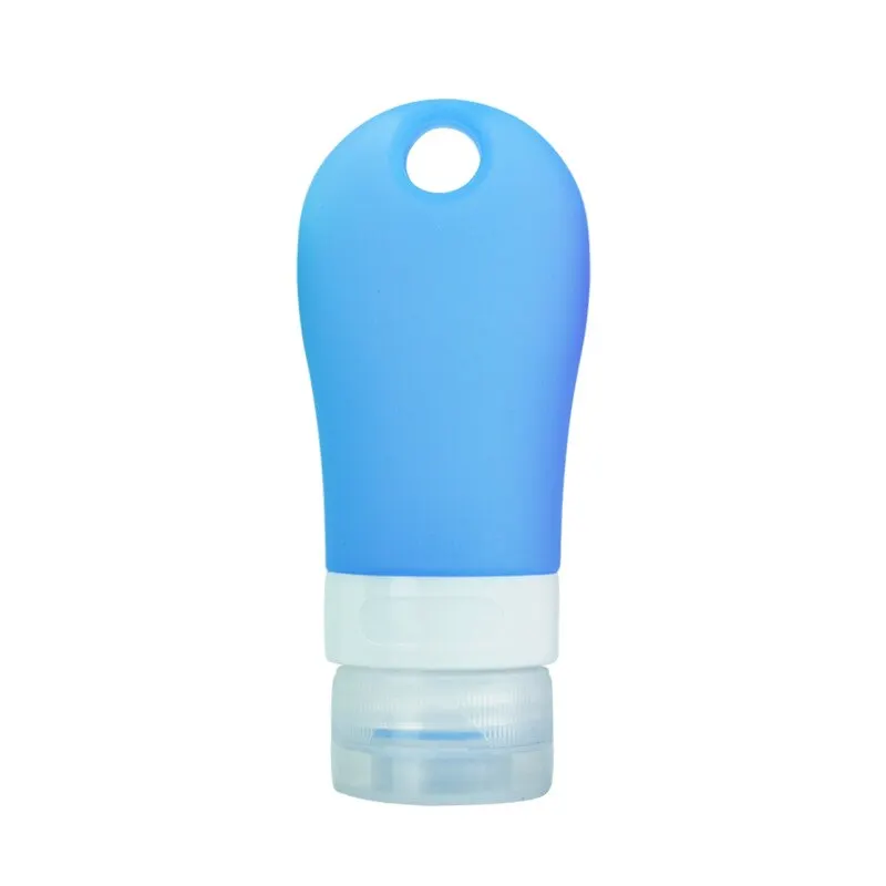 

One Drop Shipping of 38ML 60ML 90ML Three-piece Wholesale Silicone Travel Bottle, Customized color