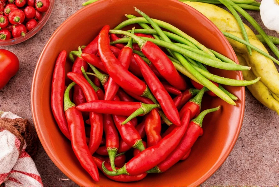 Assorted dried chili peppers