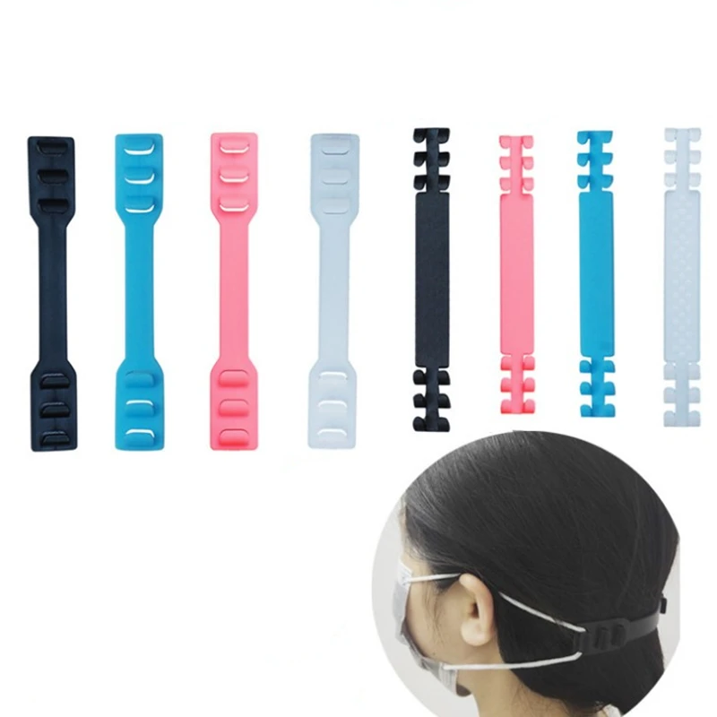 

Facemask Straps Extended Buckle Ear Protector Adjustable Anti-slip Ear Hook Adjuster for Facemask Extender, Colorful