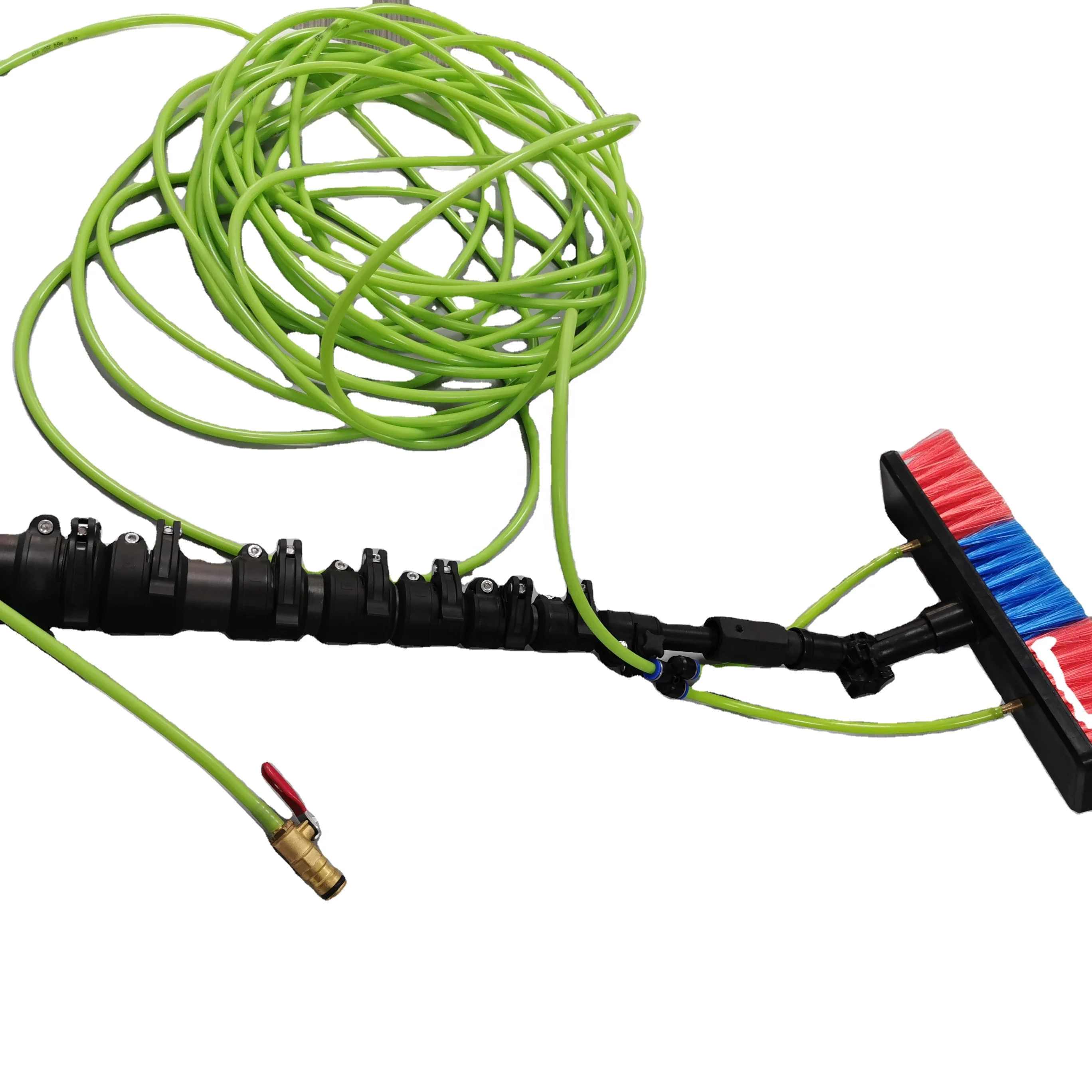 

Hot sale telescopic rod cleaning with brush for window washing cars washing with low price