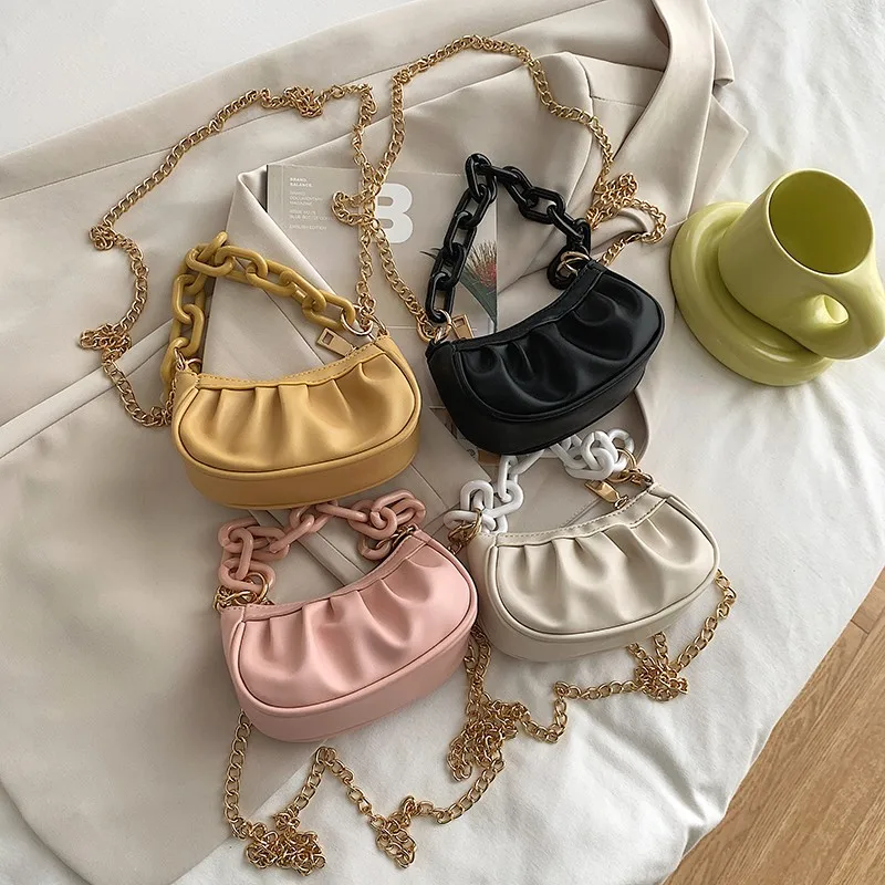 

2021 New arrivals Popular ladies mini handbag girls fashion chain shoulder hand bag for women purses