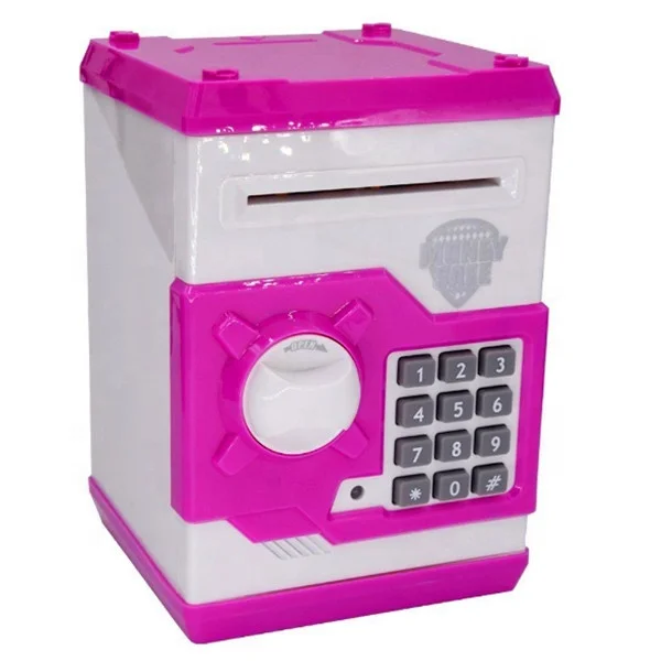 
Small gift items large plastic atm piggy bank for kids 