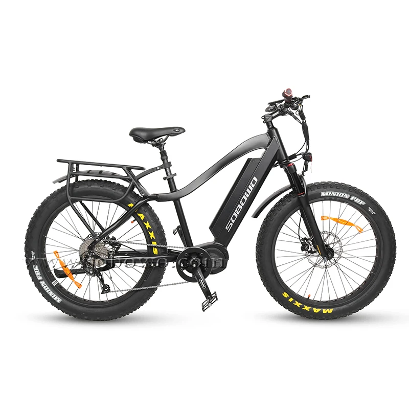 Sobowo S1 26 Inch Hunting E-bikes Frame Patent Oem Fat Tire Electric ...