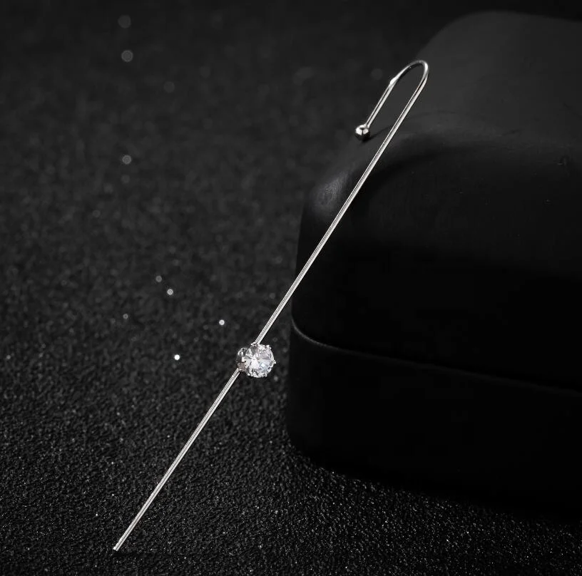 

Hip Hop Ear Jewelry Geometric Stud Earrings Piercing Earring Wrap Crawler Hook Earrings