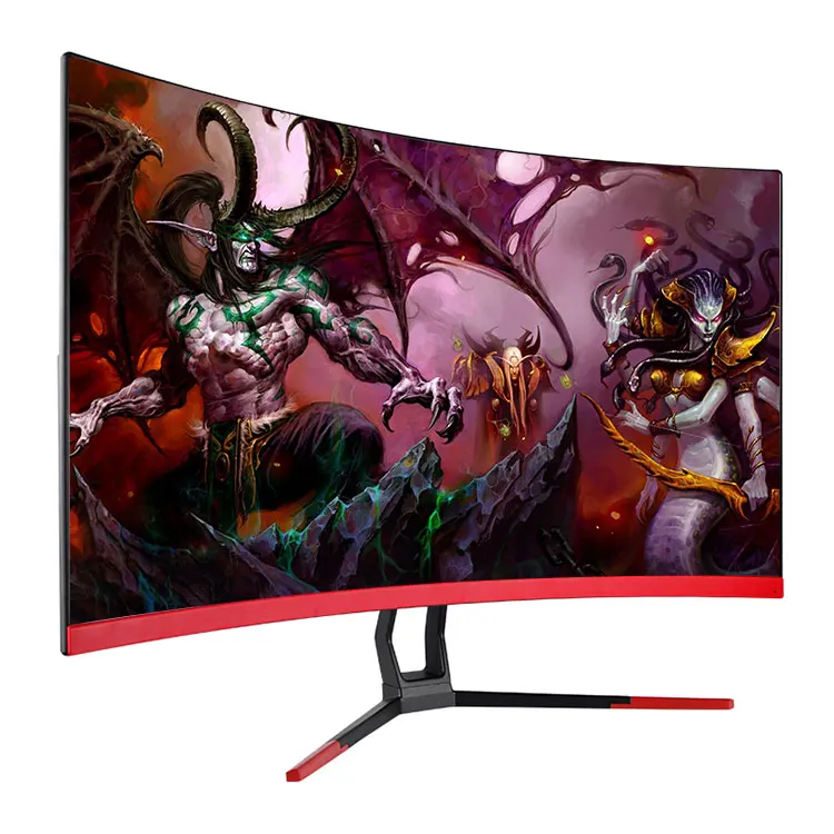 

1800R 27 inch FHD 1K/2K 144hz/165hz Curved display LED gaming monitor with full viewing