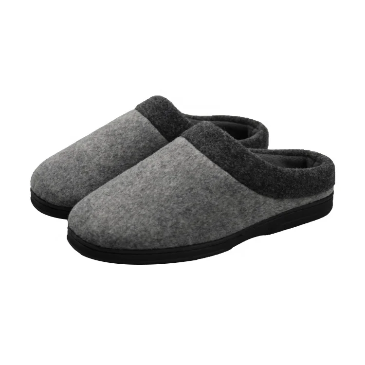 
Online Hot-selling Style Custom Logo Memory Foam Slip On Winter Indoor Bedroom Slippers for Men 
