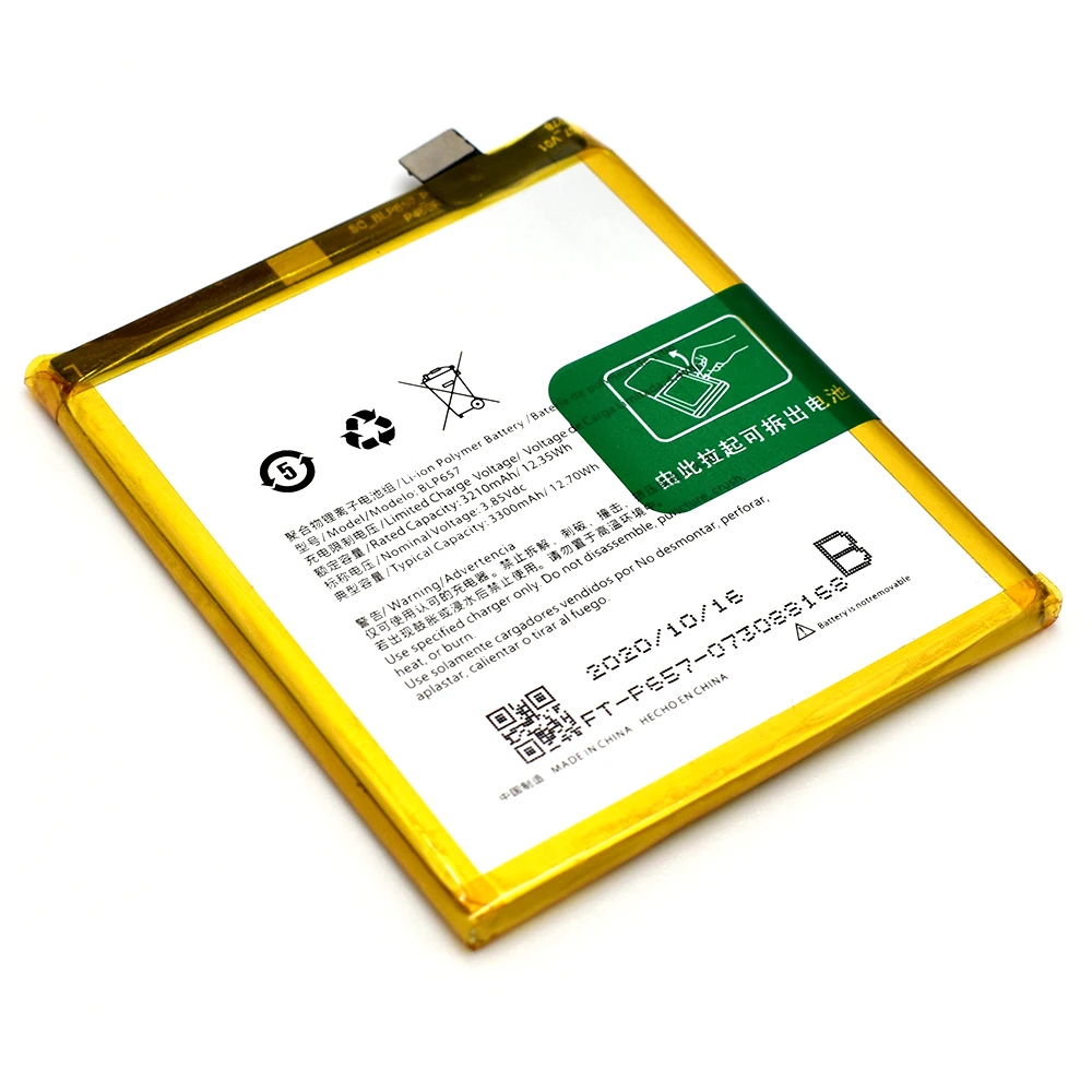 

Best selling New Replacement cell phone battery for OnePlus Six 1+ One Plus 6 A6000 BLP657 A9 3600mah