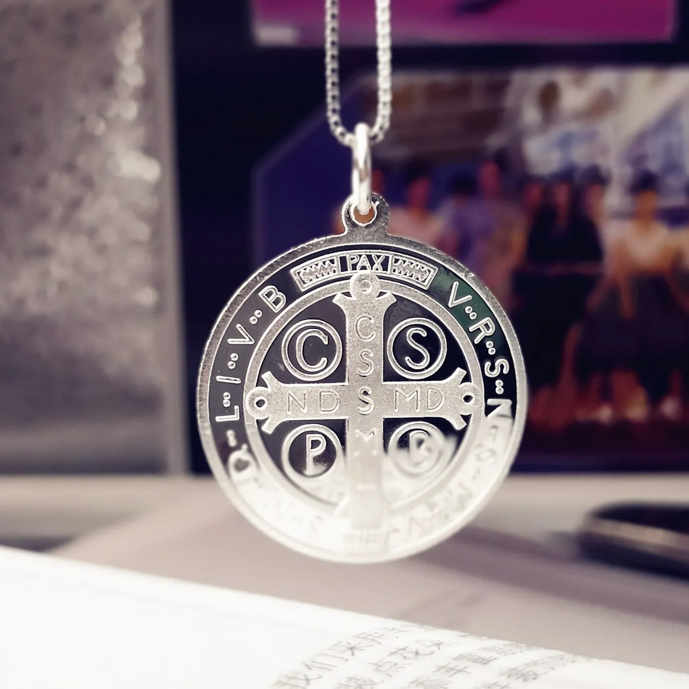 

2021 Sailing Jewelry Christian Jesus Necklace Christian Medallion Jesus Necklace 925 Sterling Silver Jesus Pendant Necklace