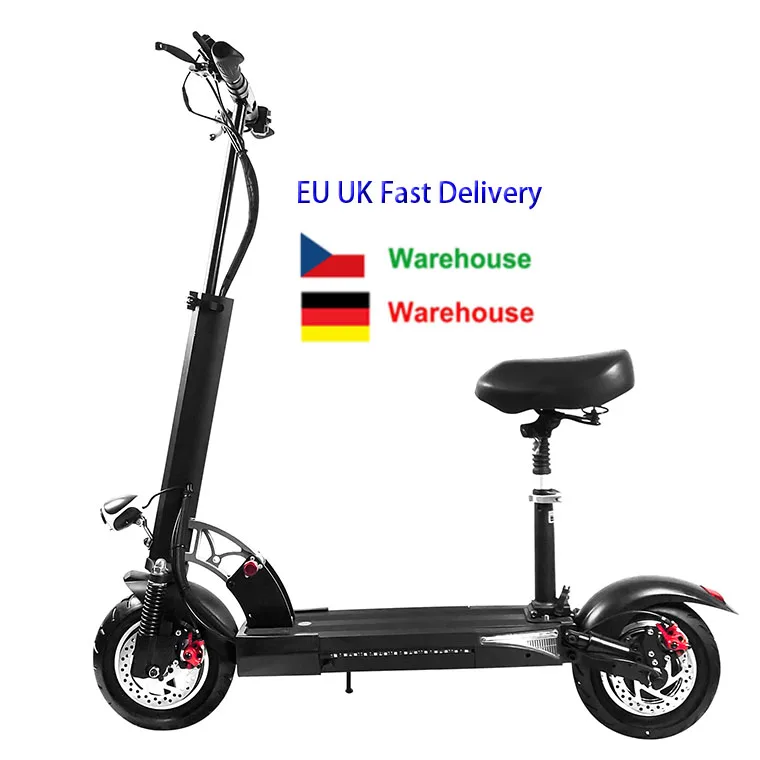 

Free Shipping 800W electric scooter 10inch tire Full Suspension seat escooter EU UK warehouse scooter electric