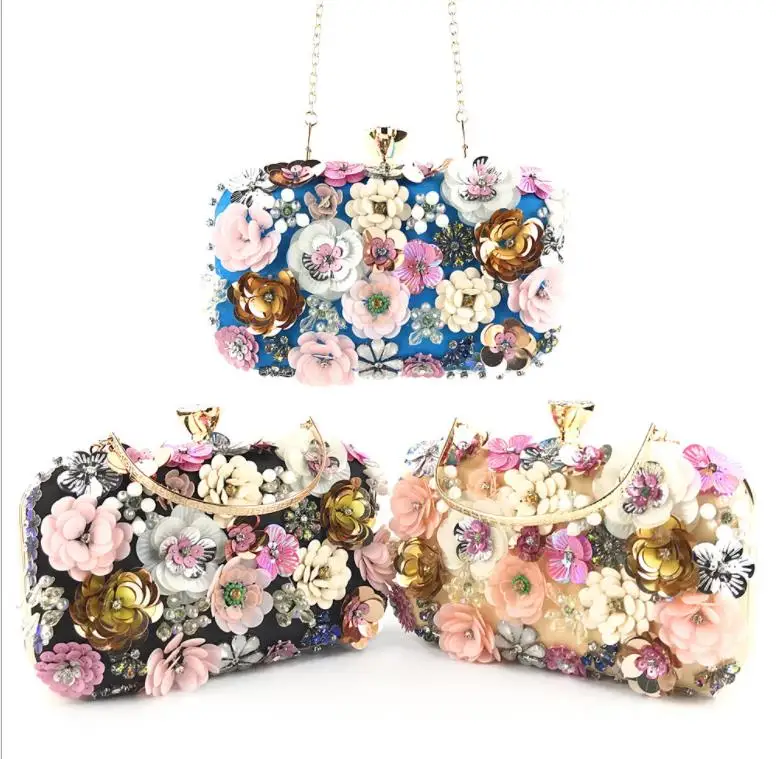 

YD-OC3815 wholesale women fashion casual floral evening clutch hand bags