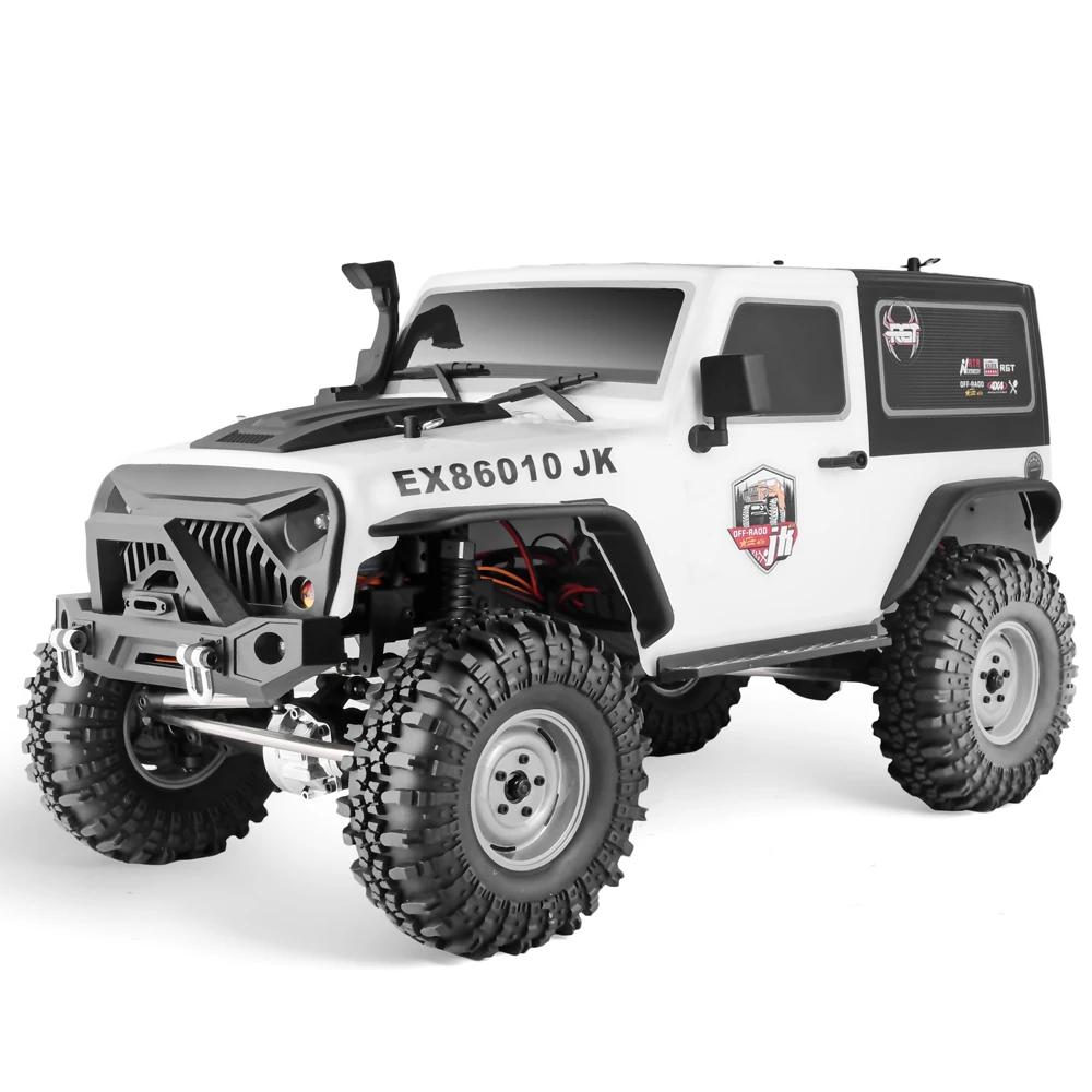 

RGT Rc Crawler 1:10 Scale 4wd RC Rock Cruiser EX86010JK 285mm Wheelbase Off Road Monster Truck RTR 4x4 Waterproof RC Car