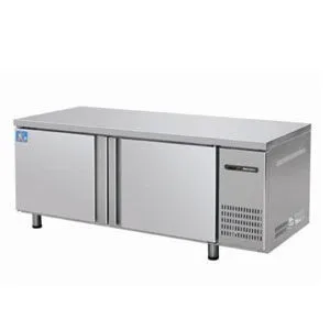 
Commercial Stainless steel Kitchen fresh-keeping cabinet workbench storage cabinet dual temperature horizontal freezer 