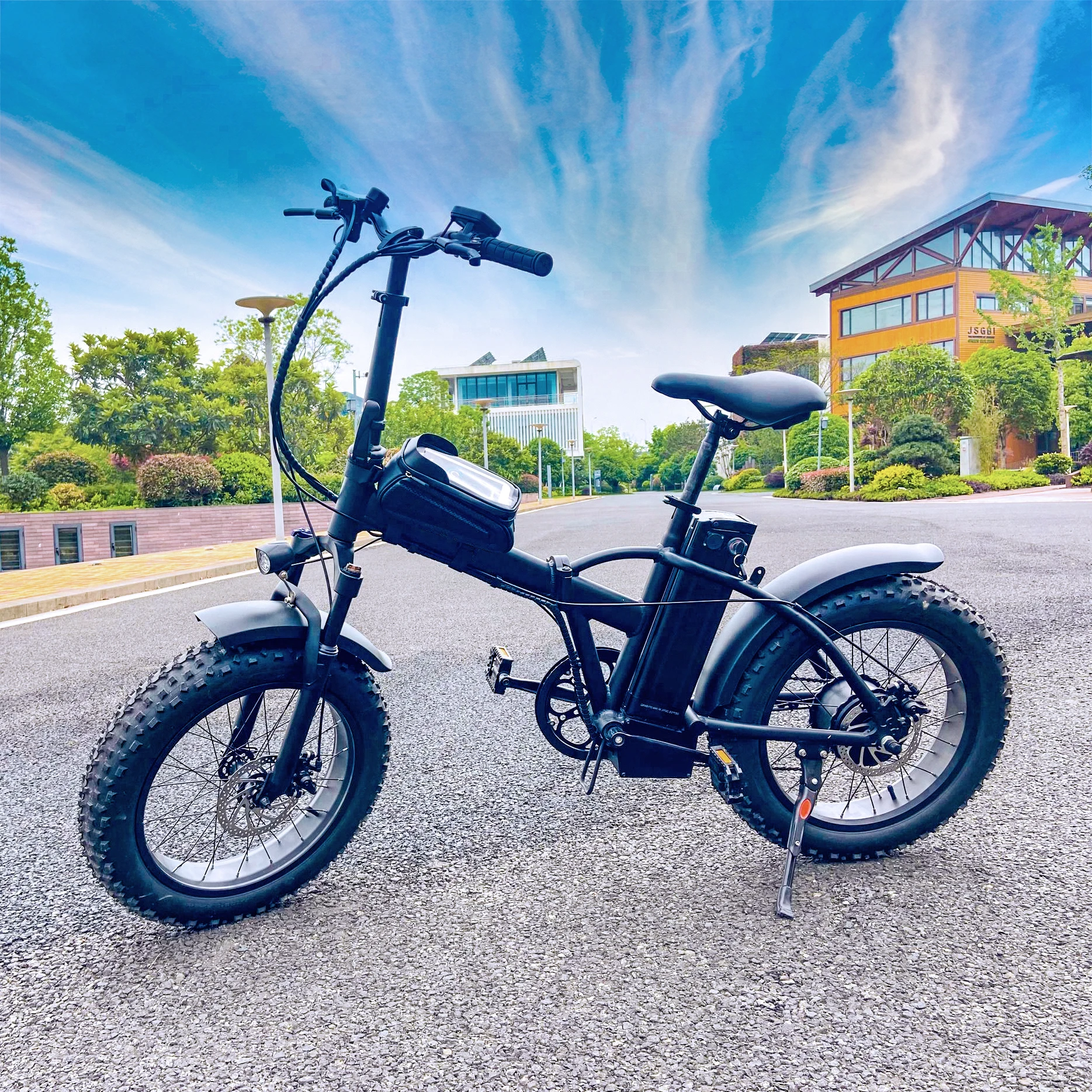

2021 48v Kids E Bike Electric Bicycle Folding Ebike Electric Bicyclee Bike, Black, white, customized
