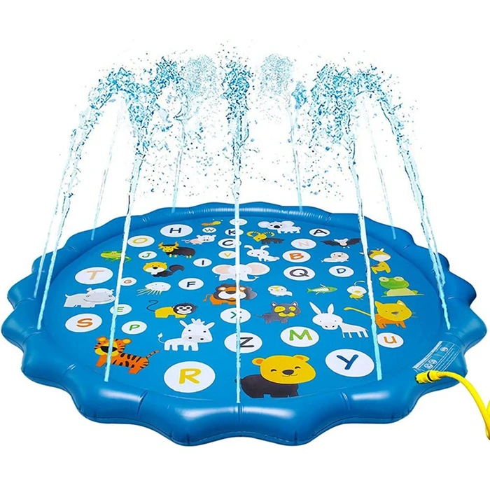 

New Arrival170cm kids splash pad 3-in-1 Sprinkler for Kids Splash Pad A to Z Outdoor Swimming Pool for Babies and Toddlers, Customized color