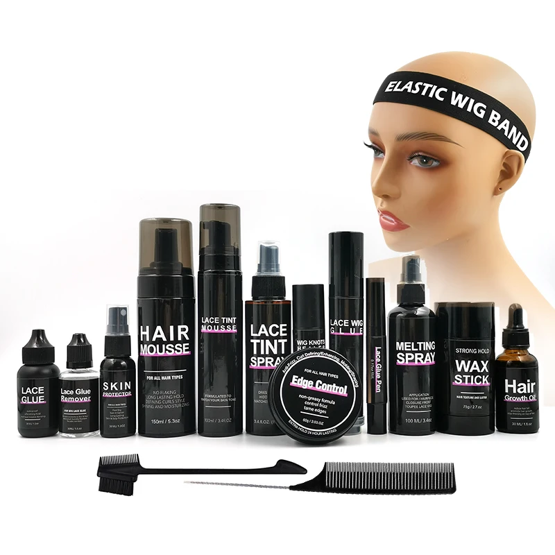 

Lace Wig Install Bundle Complete Wig Glue Making Install Wig Kit