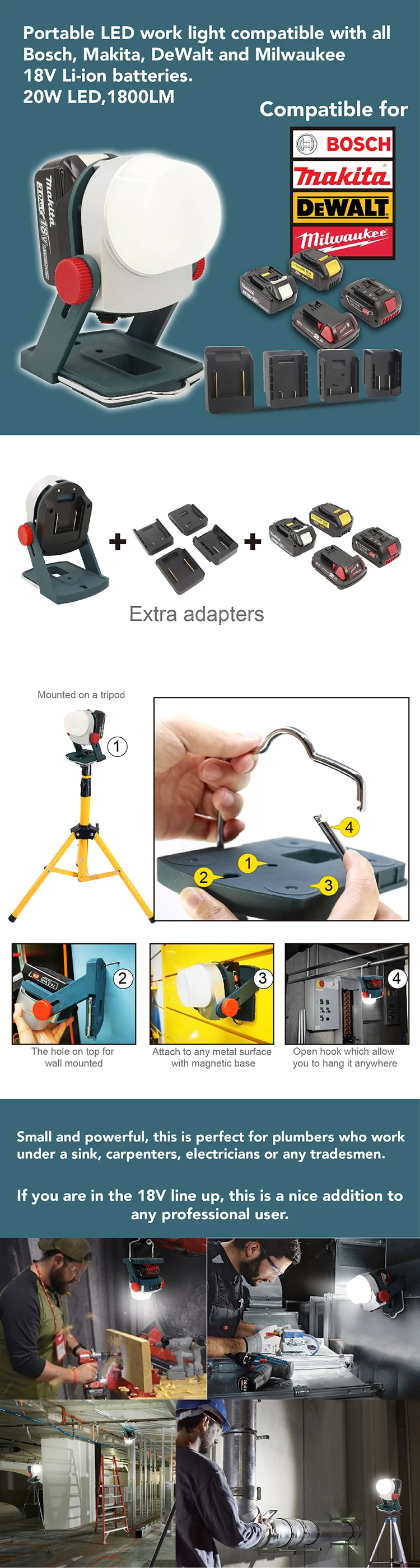 18V worklight detail (4)