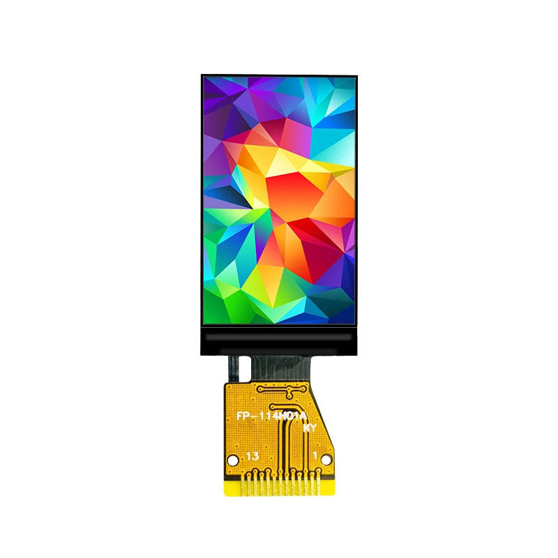 1.14 inch full color RGB TFT LCD display with 135x240 resolution 13 Pins SPI ST7789V SPI for industrial application