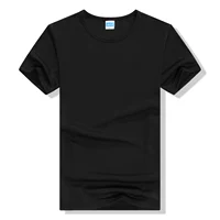 

Chinese factory quick dry wholesale polyester custom print tank tops black t-shirt