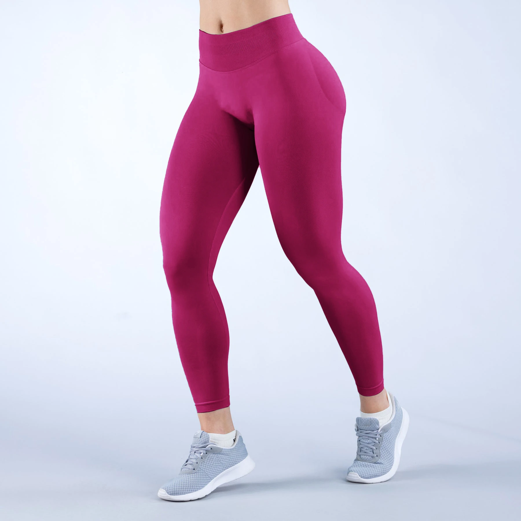 Women's High Waist Scrunch Butt Compression Seamless Training Leggings Custom Design Skinny Workout Leggings for Adults