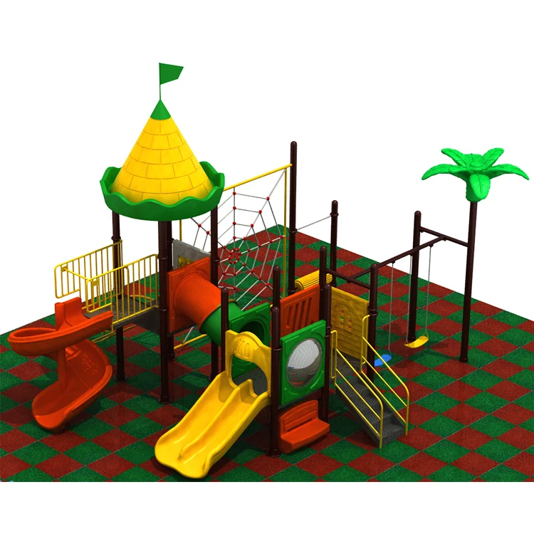 

Guangzhou Outdoor Playground Kids Plastic Slide Amusement Equipment For Sale