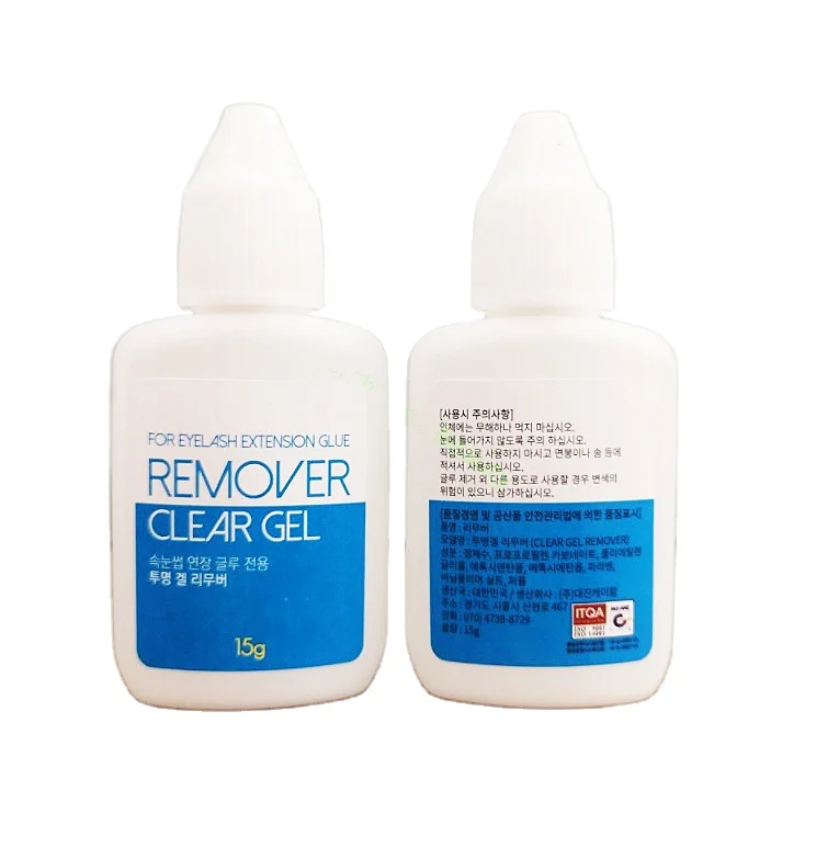

Wholesale Korea Origin KR Sky Eyelash Extension Glue Remover Clear Gel Adhesive Remover 15g, Transparent gel