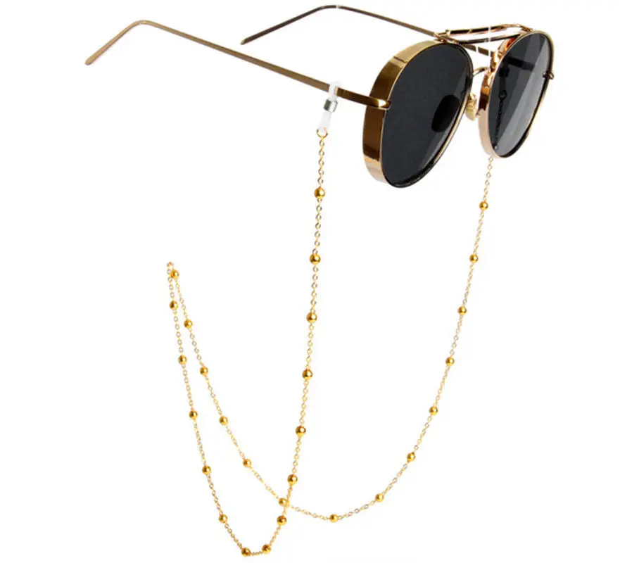 

DDA1289 New Fashion Necklace Neck Lanyard Strap Beads Spectacles Cord Pearl Sunglasses Glasses Chain Beaded Eyewear Chains, 5 colors