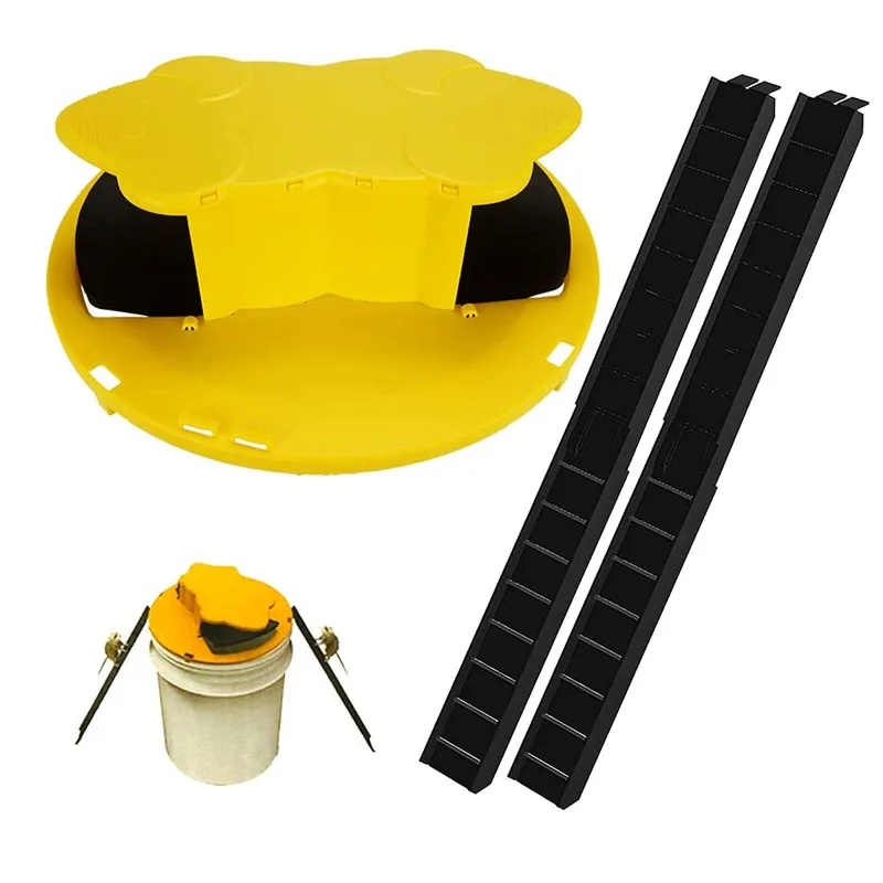 

Reusable Plastic Mouse Trap Humane Flip N Slide Bucket Lid Mouse Trap