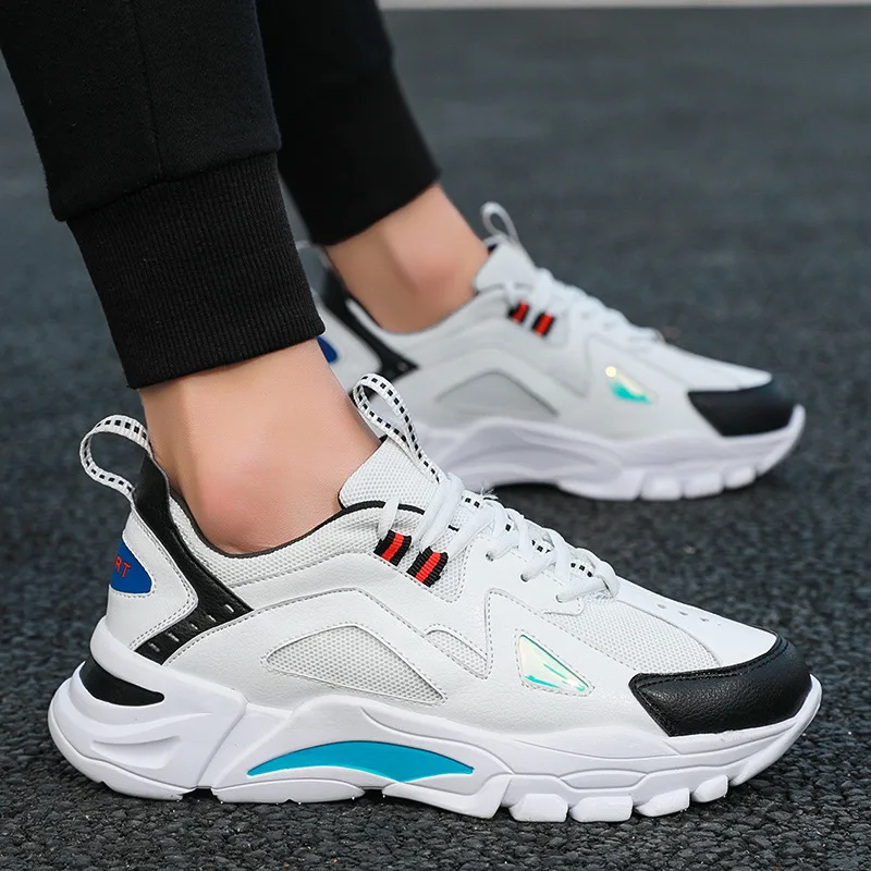 

PDEP cheap high quality shoelace design walking running jumping men sneakers action sport shoes, Grey,black,white