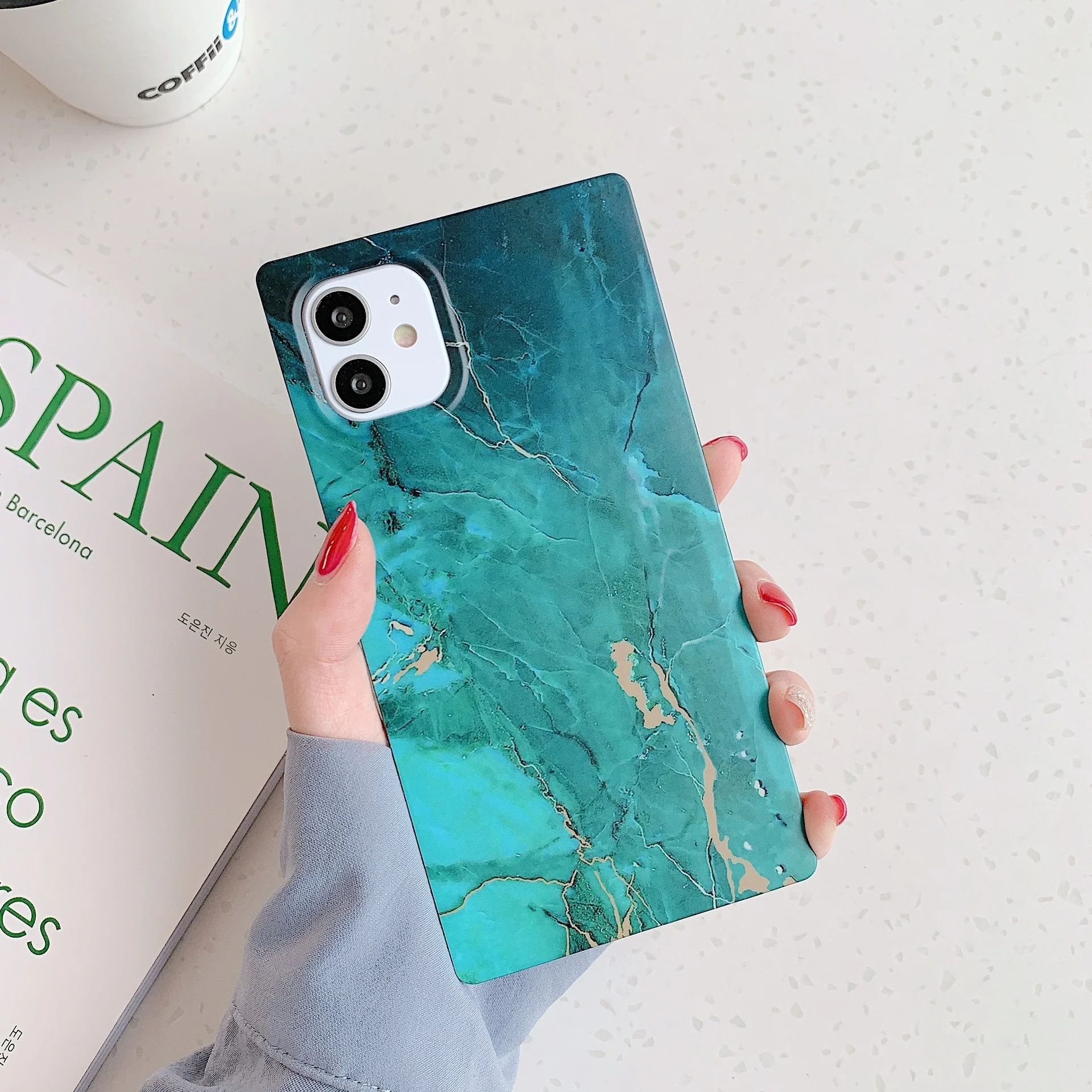 

New TPU Fashion IMD marble cell back cover Mobile Phone Case For Iphone 11, 3 patterns like picture show