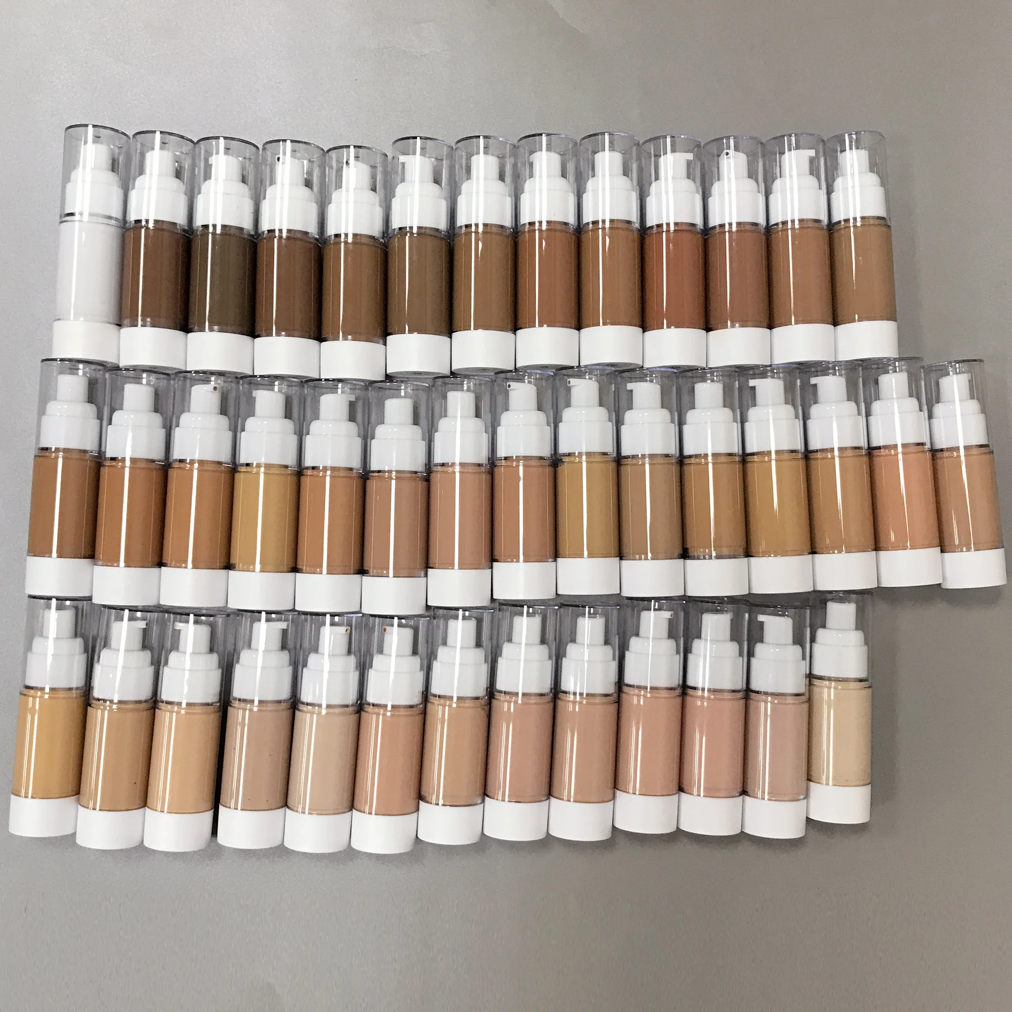 

Wholesale No logo Cosmetic 8 Color Option Beauty Makeup Liquid Foundation Manufacturers