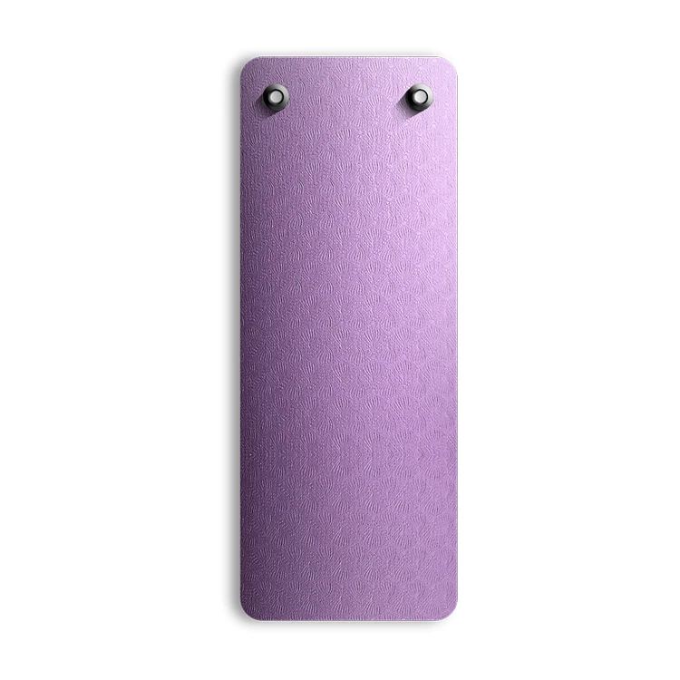 

gromme hanging 6mm TPE yoga mat with hole eyelets, Customized