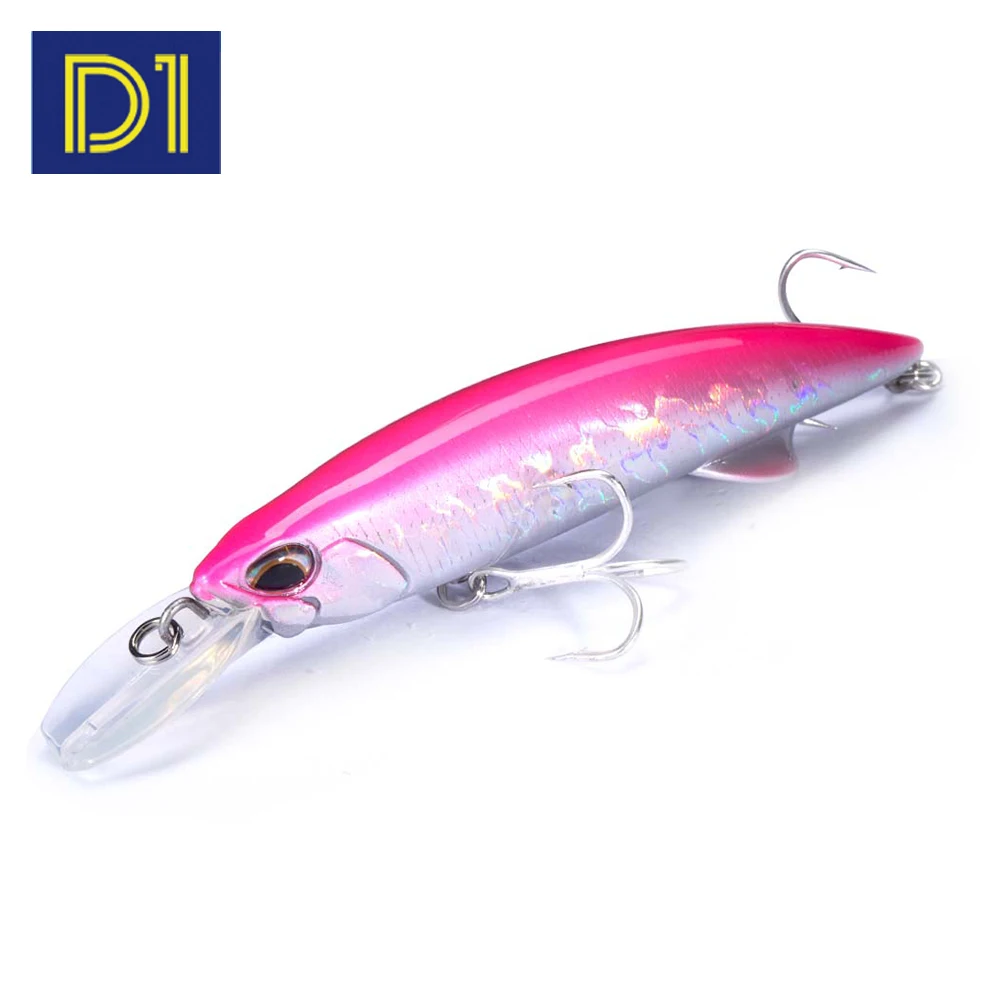 

hunthouse D1 fishing lure brand factory whole sale origin hook sinking fishing minnow lure plastic hard minnow bait