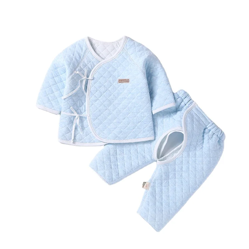 

Baby warm underwear set pure cotton baby autumn clothes and trousers newborn cotton newborn clothes spring and autumn winter