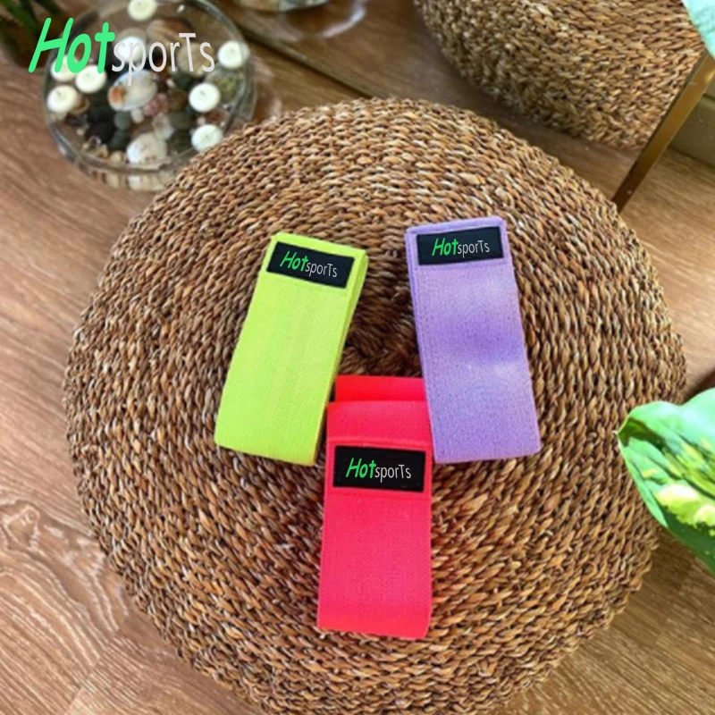 

fabric custom pantone colour logo private label booty butt loop hip resistance bands set of 3, 10 regular colors + customized color