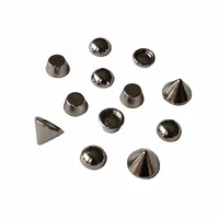 

8mm 10mm 12mm Silver Gold Studs and Spikes Decorative Rivet For Leather Clothes Bags Shoes