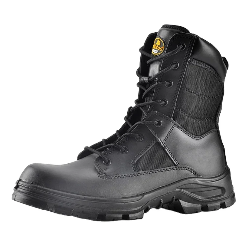 

Without Steel Toe Black Army Safety Boots