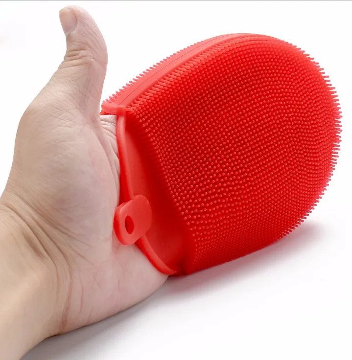 

Popular magic silicone dish washing sponge durable dish cleaning brush