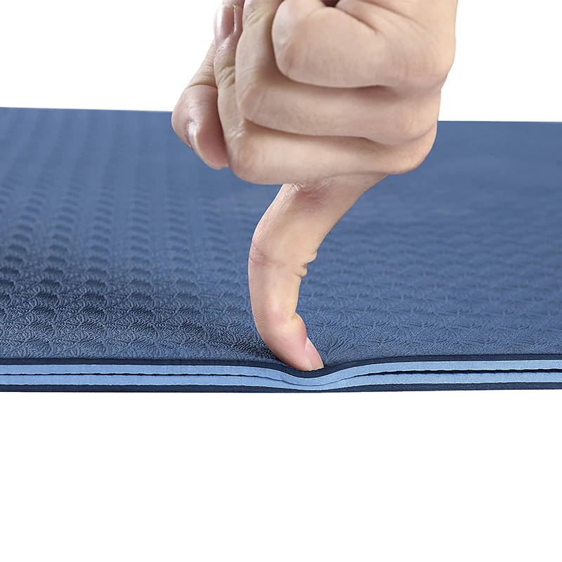 

Non Slip Yoga Mat Yoga Exercise Mat Pilates Mat Tpe Eco Friendly Material for Hot Yoga Customized Extra Large Size OEM Logo
