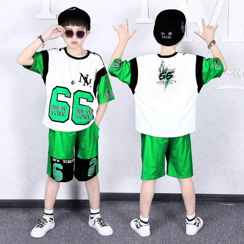 

2pcs Summer Children Clothing Sets Cartoon Toddler boy Clothing Sets short T+ Pant Kids Casual Boys Clothes Sport Suits Outfit