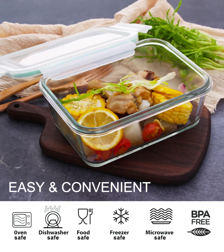 Thermal Food Container Set Glass Crisper Storage Box Buy Glass Soup