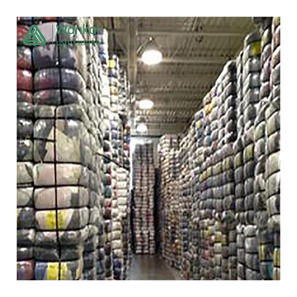 

2020 Hot Sale 100Kg Per Bale Colourful Second Hand Clothing, Fashion Used Uk Clothes Bales, Mixed color