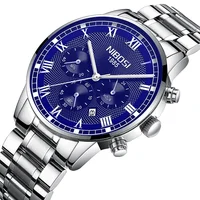 

NIBOSI 2339 Sport Watches Men Waterproof Luxury Brand Watch 2018 Fashion Full Steel Analog Quartz Wristwatch Relogio Masculino