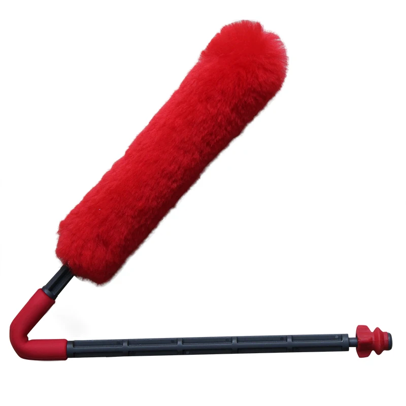 Paintball Folding Single Barrel Wool Swab Squeegee With Multicolors