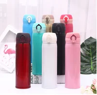 

Hot selling stainless steel thermos cup creative bullet head bounce cover cup fashionable outdoor sports portable water cup