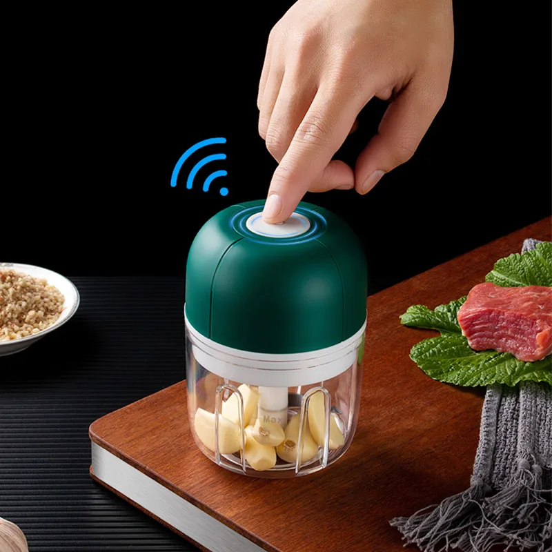 

250ml USB charging smart portable mini electric press garlic chopper electronic meat grinder vegetable crusher