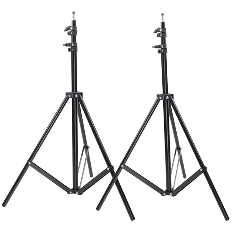 

Wholesale 2.6 m phone or camera tripod floor standing light ring stand, Black