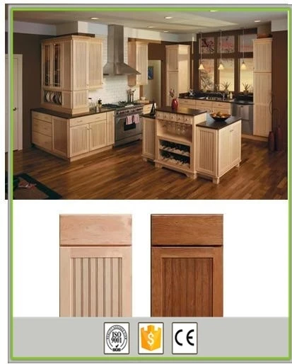 American Style Solid Wood Kitchen Cabinet Oak Frniture