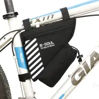 

Promising Factory Customized Unisex Sport Bicycle Accessories Storage Bag Travel Triangle Saddle Frame Cycling Bike Bag